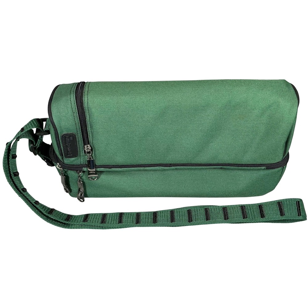 Picnic Time Inc Green Canvas Insulated Wine Beverage Tote Bag Adjustable Strap‎